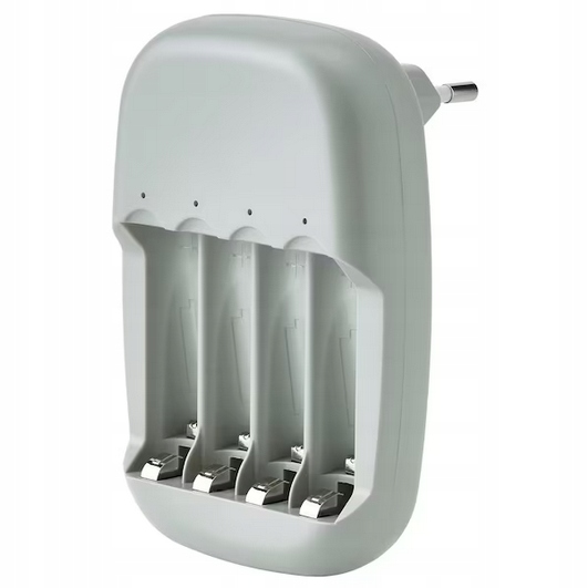 Ładowarka bateriii akumulatorków 4x NiMH AA AAA Uniwersalna IKEA STENKOL