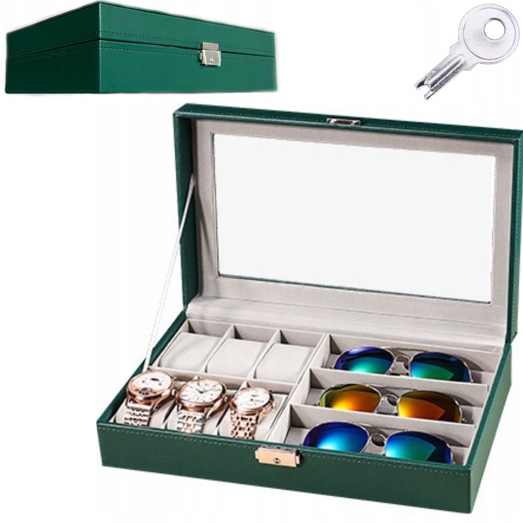 Výjimečná Krabička pouzdro Dárek Valentýna Kufřík na Hodinky Brýle 9