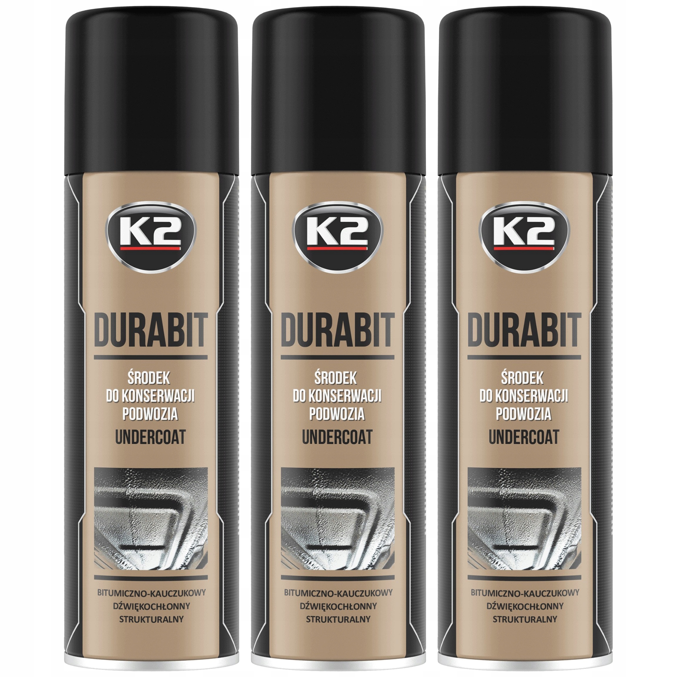 ŚRODEK KONSERWACJI PODWOZIA 500ML K2 DURABIT x3