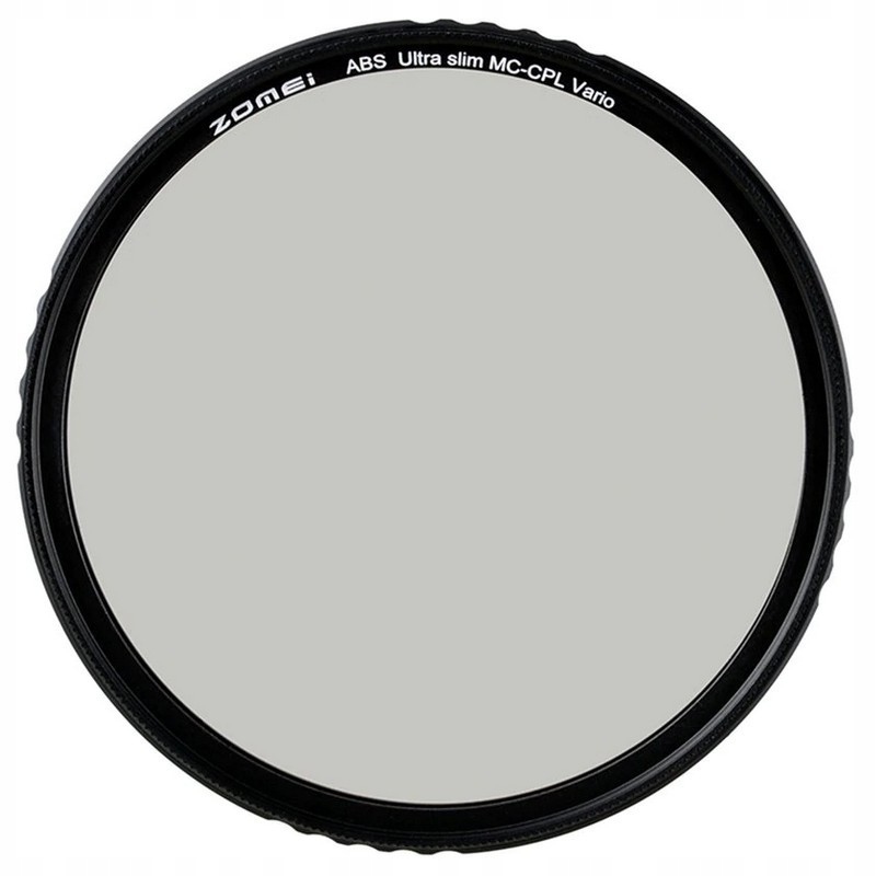 Filtr polaryzacyjny ZOMEi Ultra Slim Cpl 72 mm z pierścieniem Abs