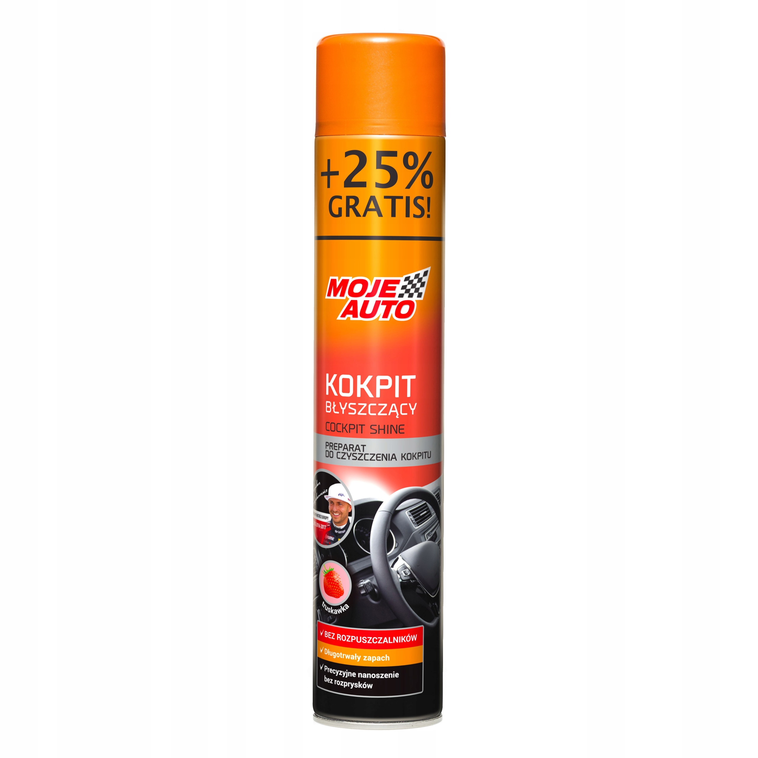 

Moje Auto Kokpit Błyszczący Truskawka 750 ml