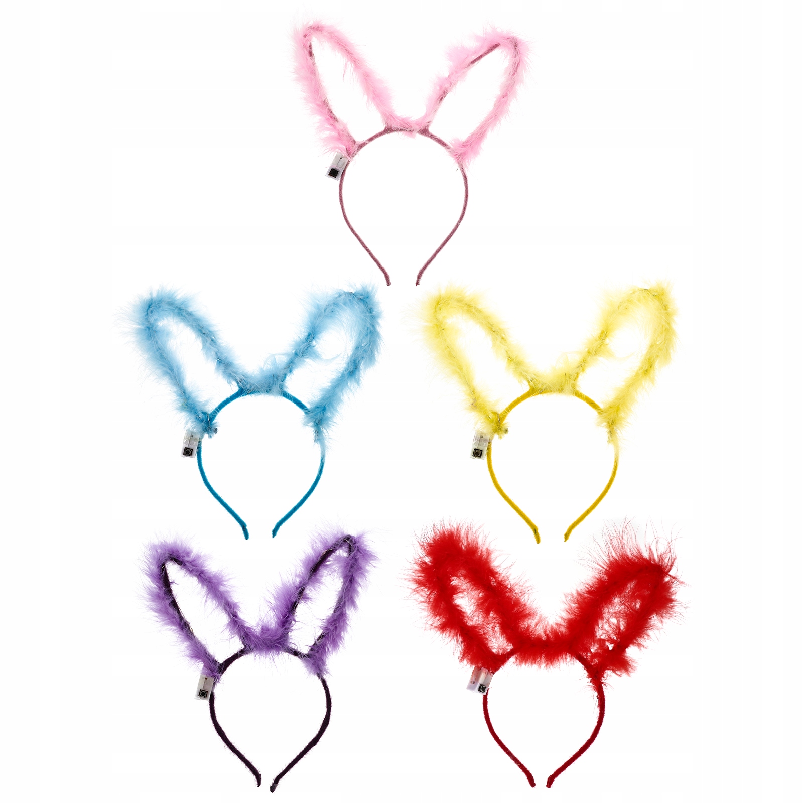 5 SZTUK ŚWIECĄCE OPASKI GŁOWĘ