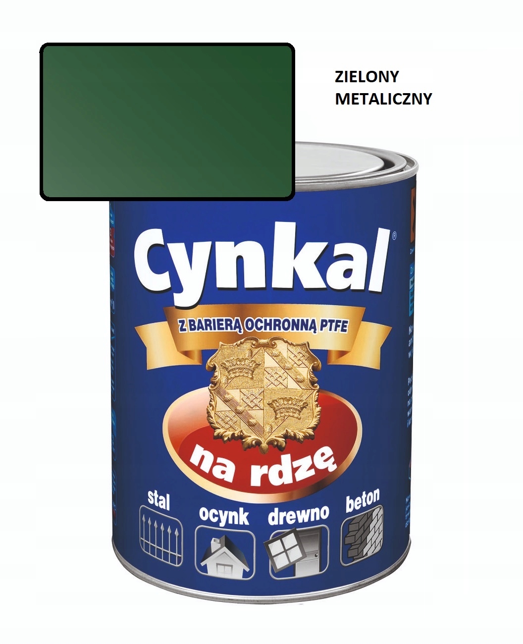 

Farba uniwersalna Cynkal 2,5L Zielony Metaliczny