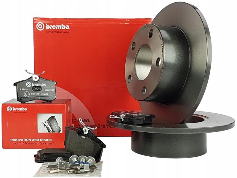 

Brembo Tarcze+klocki Tył Audi A6 C5 245MM