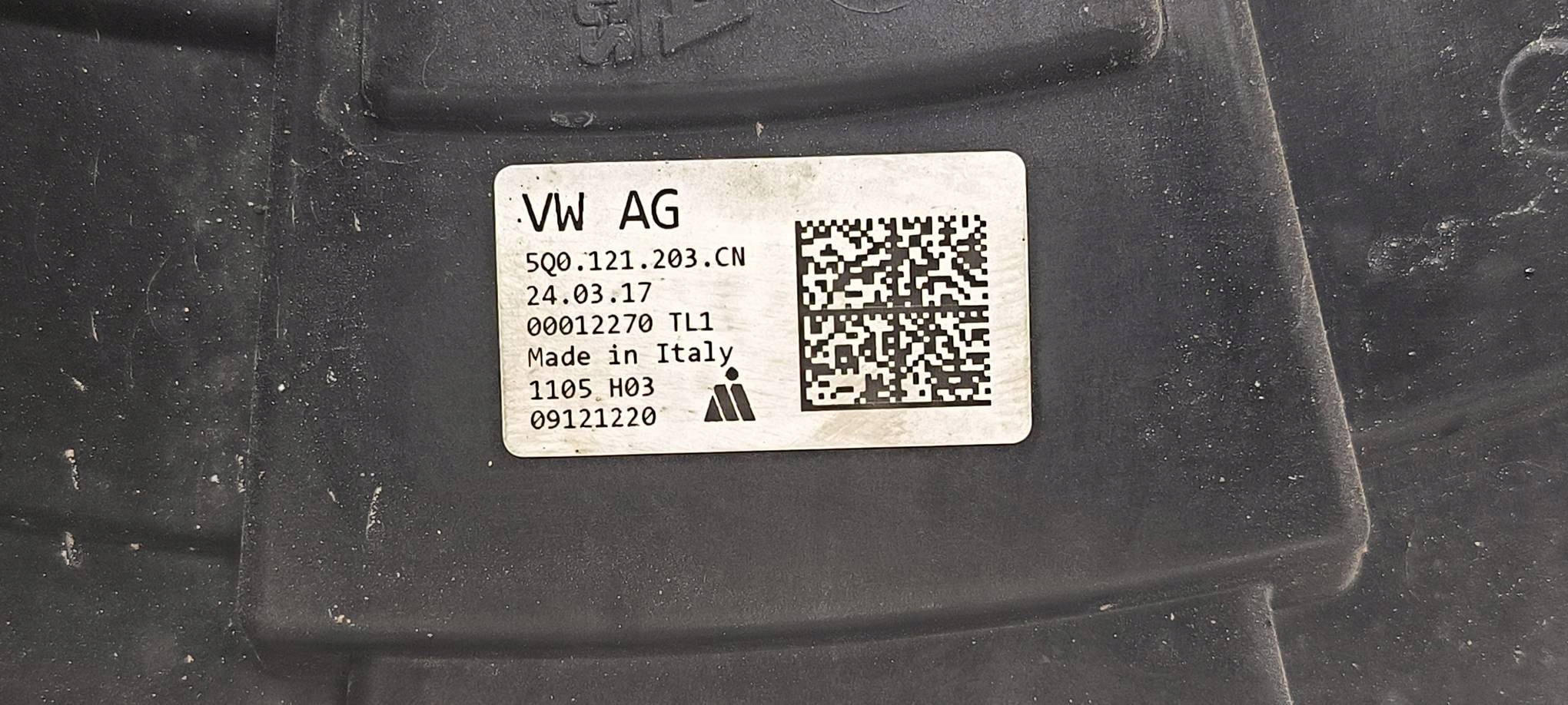 water cooler 5Q0121203CN SKODA OCTAVIA III