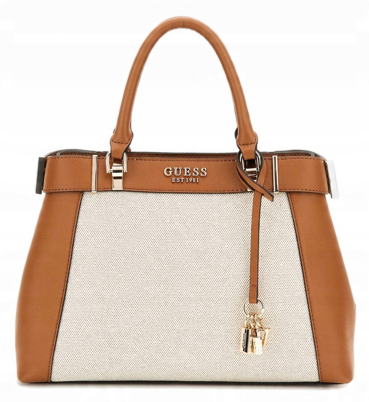 Velká Kabelka Přes Rameno Do Ruky Crossbody, Hnědá, Dámská Guess