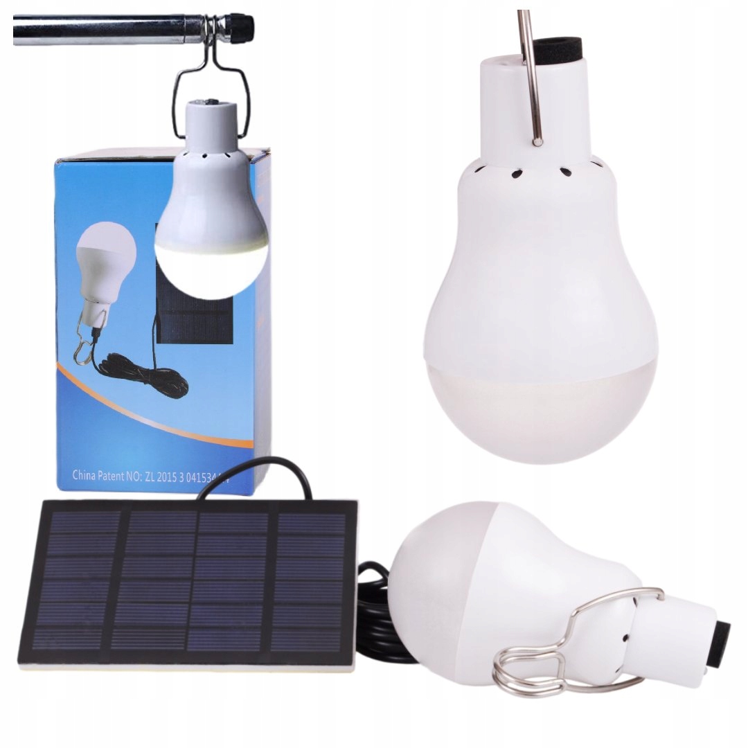

Żarówka Led Panel Solarna Turystyczna Kemping