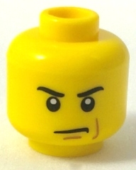 

Lego główka głowa zły mężczyzna 3626cpb1973