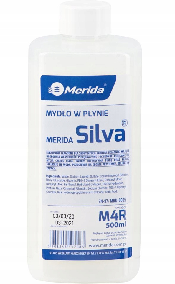 

Mydło W Płynie Merida Silva 500 ml M4R