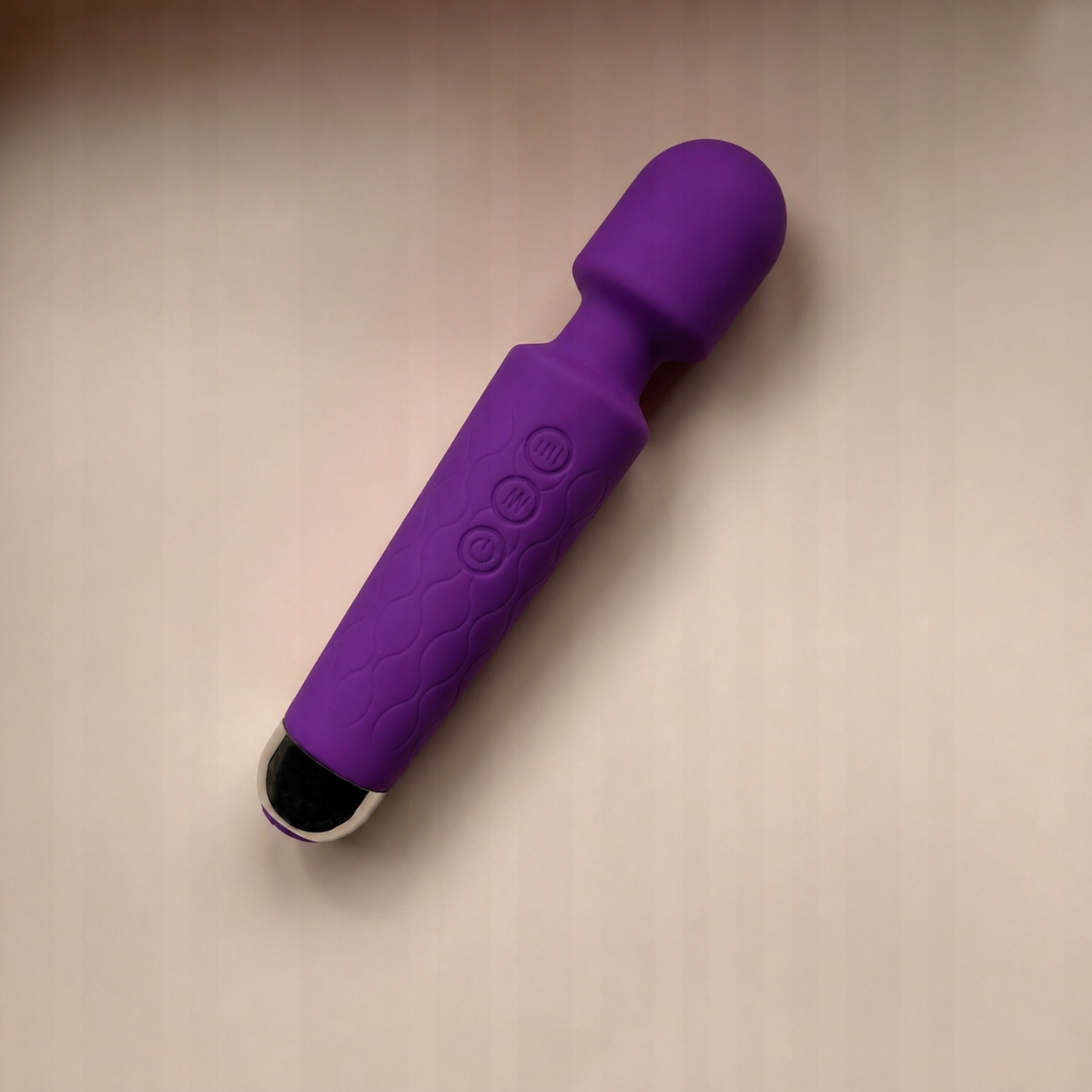 Wibrator Magic Wand Damski Mikrofon Masażer Łechtaczki 20 Trybów USB Mocny – Fioletowy