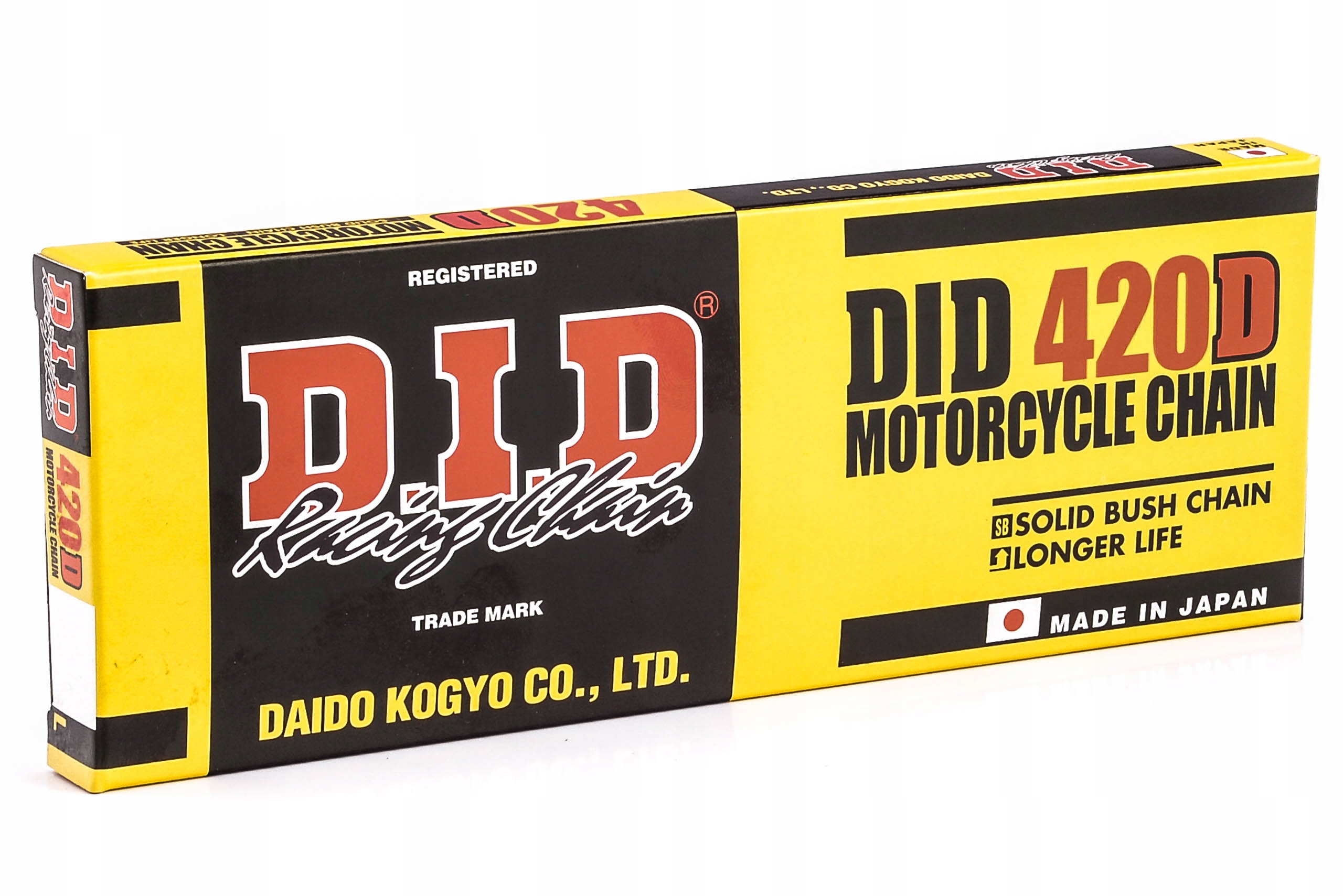 Łańcuch Napędowy Moto. DID 420 Bez O-ring (rozkuty+ogniwo) D.I.D DID420D-11