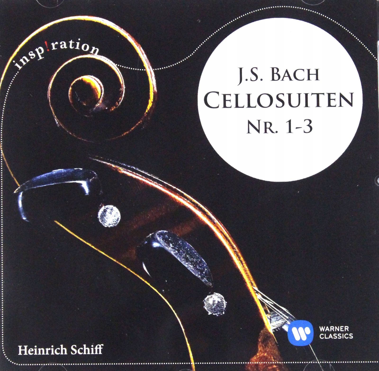 Heinrich Schiff: Bach: Cellosuiten Nr. 1-3 [CD]