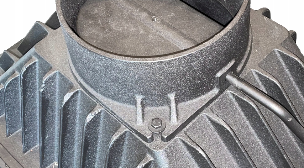 KOMINEK WKŁAD KOMINKOWY ŻELIWNY ANTEK 10 Głębokość 334 mm