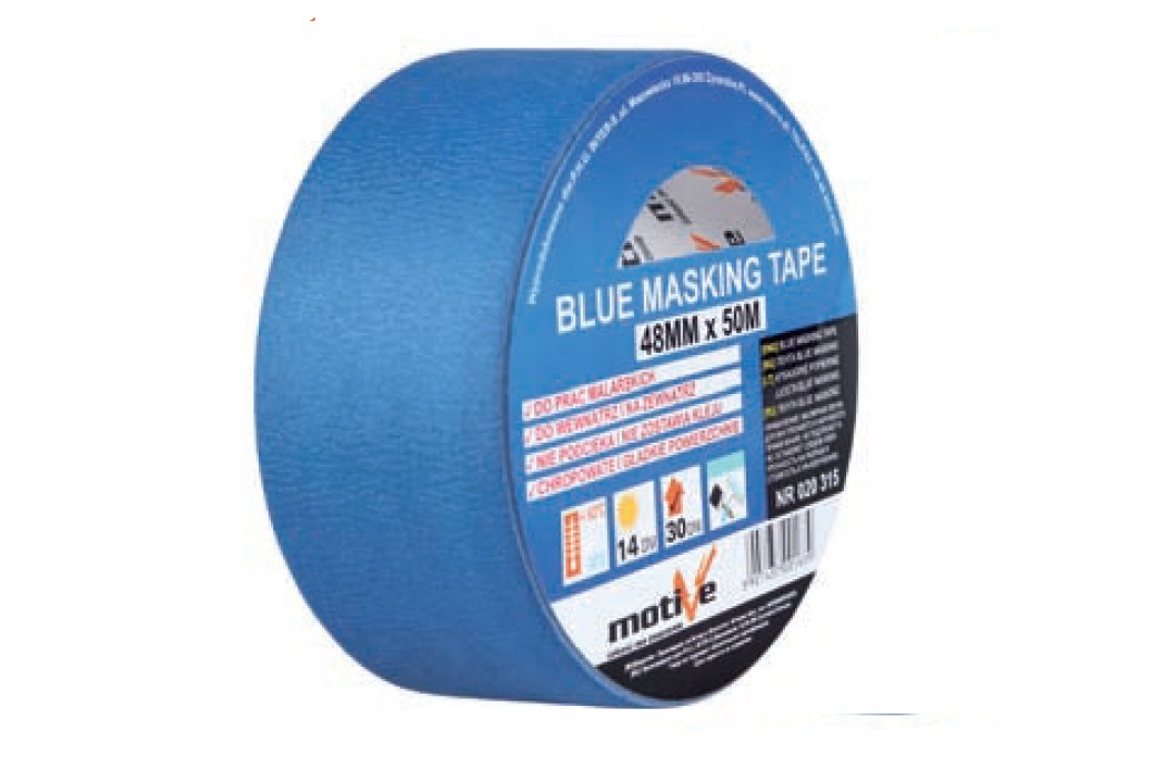 

Taśma malarska 48mm Niebieska Blue 50m Motive