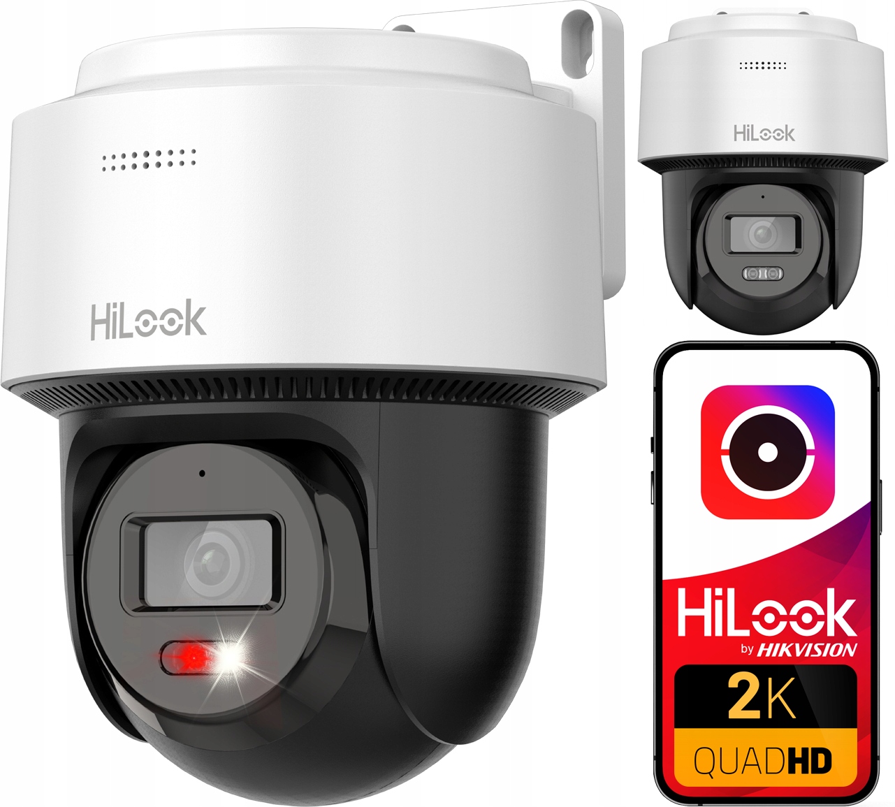 Otočná Ip kamera 4Mpx Venkovní HiLook by Hikvision Audio Autotracking