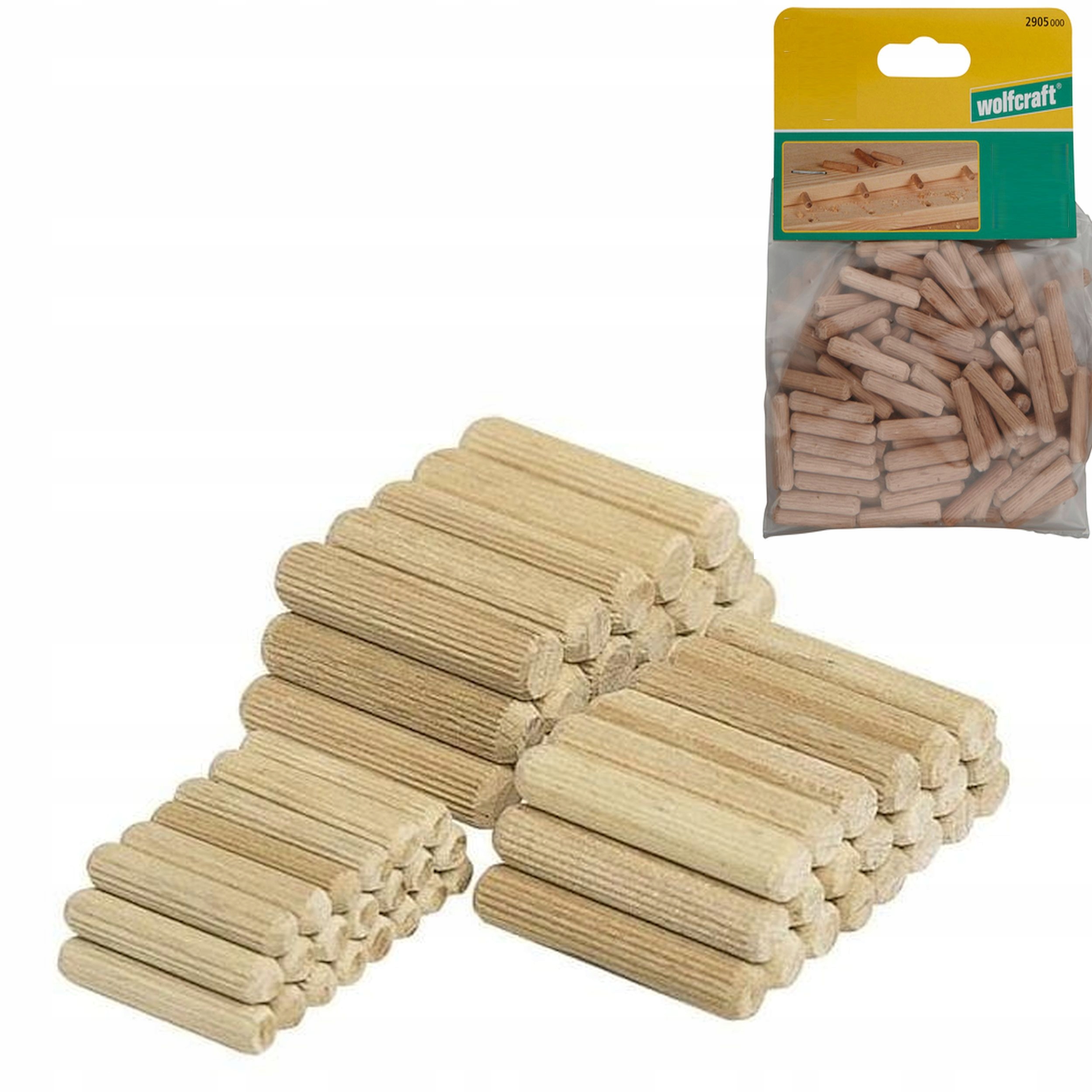 

Wolfcraft 200 Kołki drewniane Buk 6x30mm 2905000