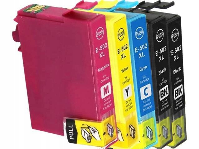 

5x Tusze Do Drukarki Epson T502XL XP5100 XP5105