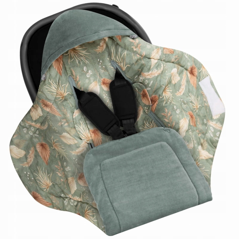 Sleepee Otulacz kocyk do fotelika samochodowego Bohemian Green