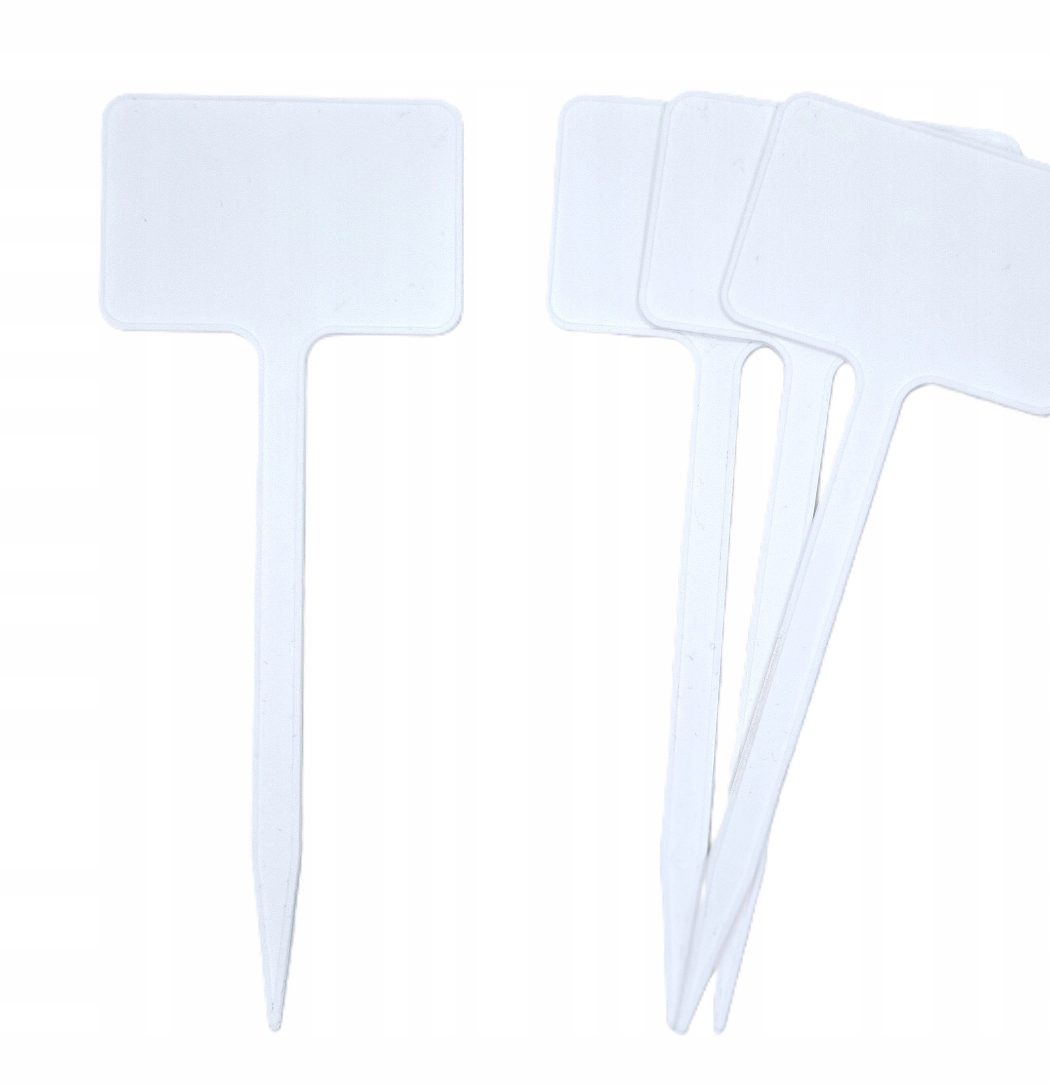 TABLICZKI ETYKIETY DO ROŚLIN 60x40x155mm 100 szt. BIAŁE PL PRODUCENT