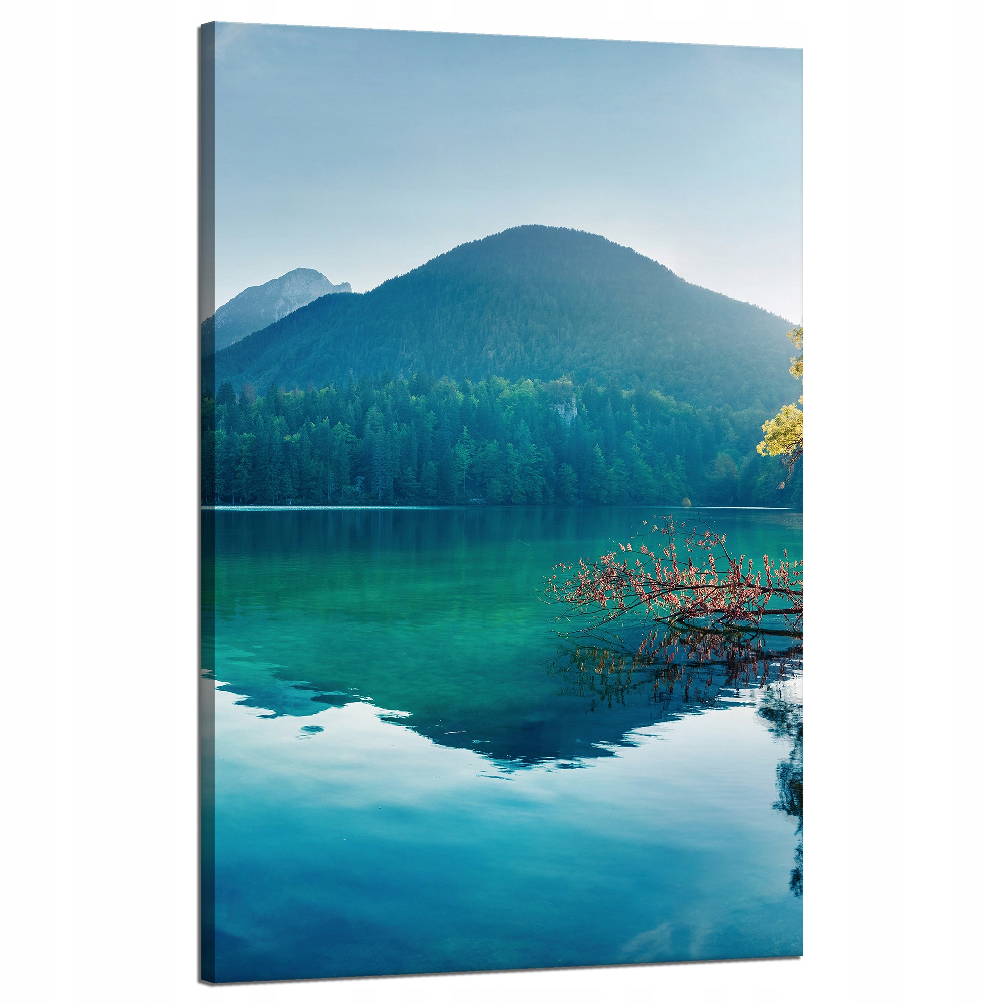 Obraz na plátně Slunce nad horami Jezero Voda Klid 50x80 cm