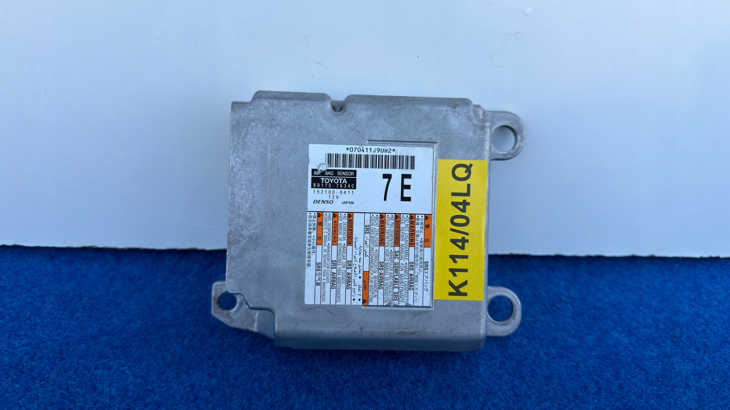 LEXUS UX 250H modulo computer airbag SENSOR airbag 89170-76340 K114/04LQ