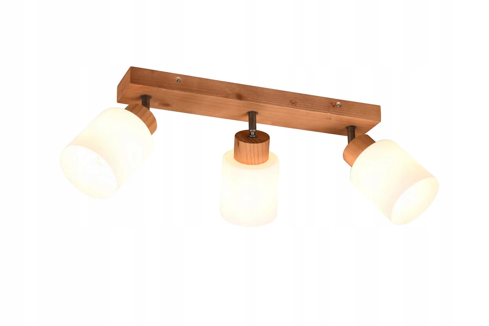 Rl Stropný reflektor Spot Assam 3xE14 25W Svetlé drevo/Biela