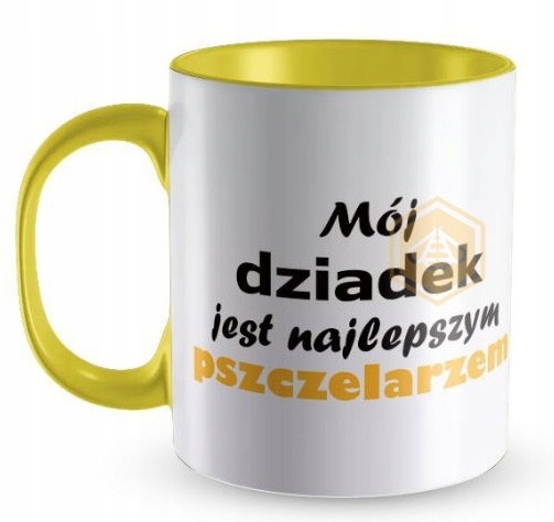 

Kubek na dzień Dziadka dla pszczelarza