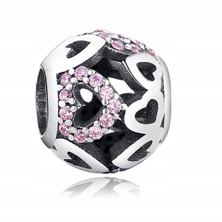 

Zawieszka charms Serce do Pandora srebro 925