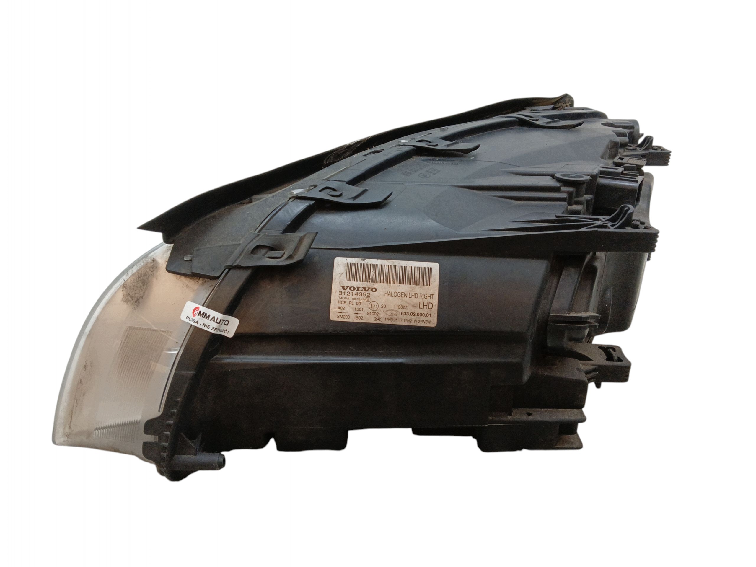 light REFLEKTOR right front VOLVO S80 II V70 III 2007-2011 31214352 EUROPA