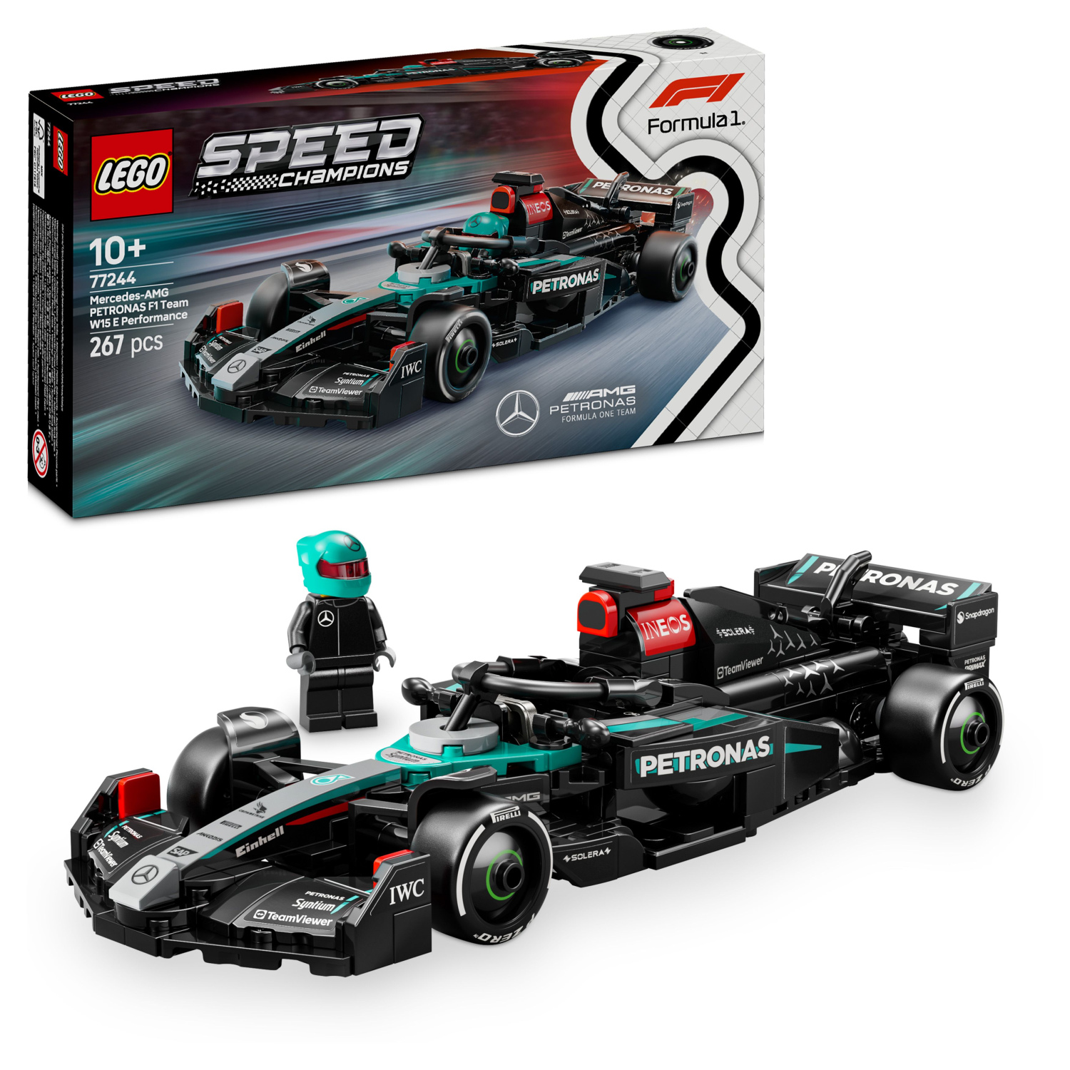 Lego Speed Champions 77244 Závodní auto Mercedes-AMG F1 W15