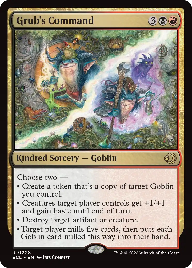 Mtg Grub's Command (r)