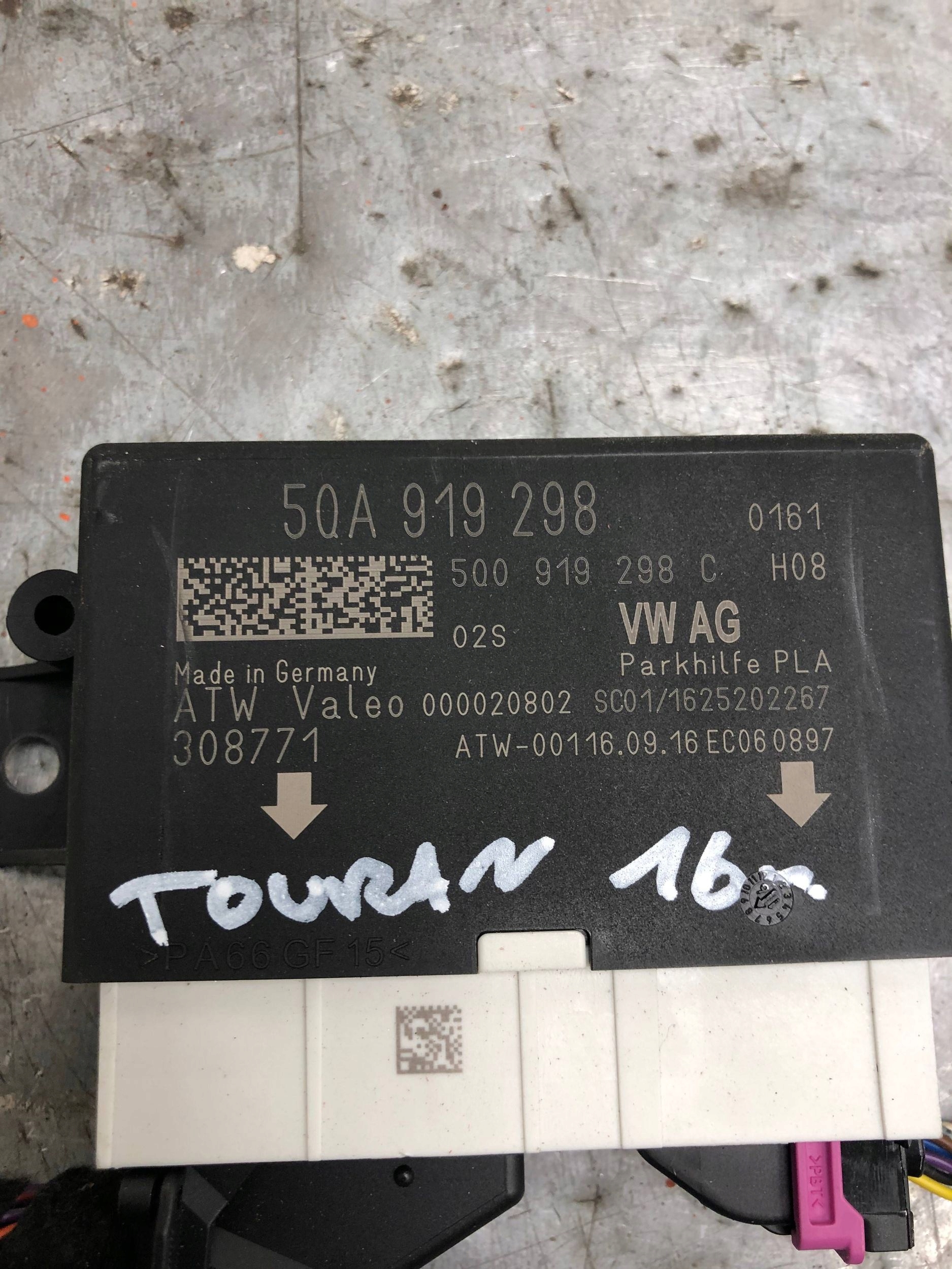 modul Parken PDC VW TOURAN III 5QA919298