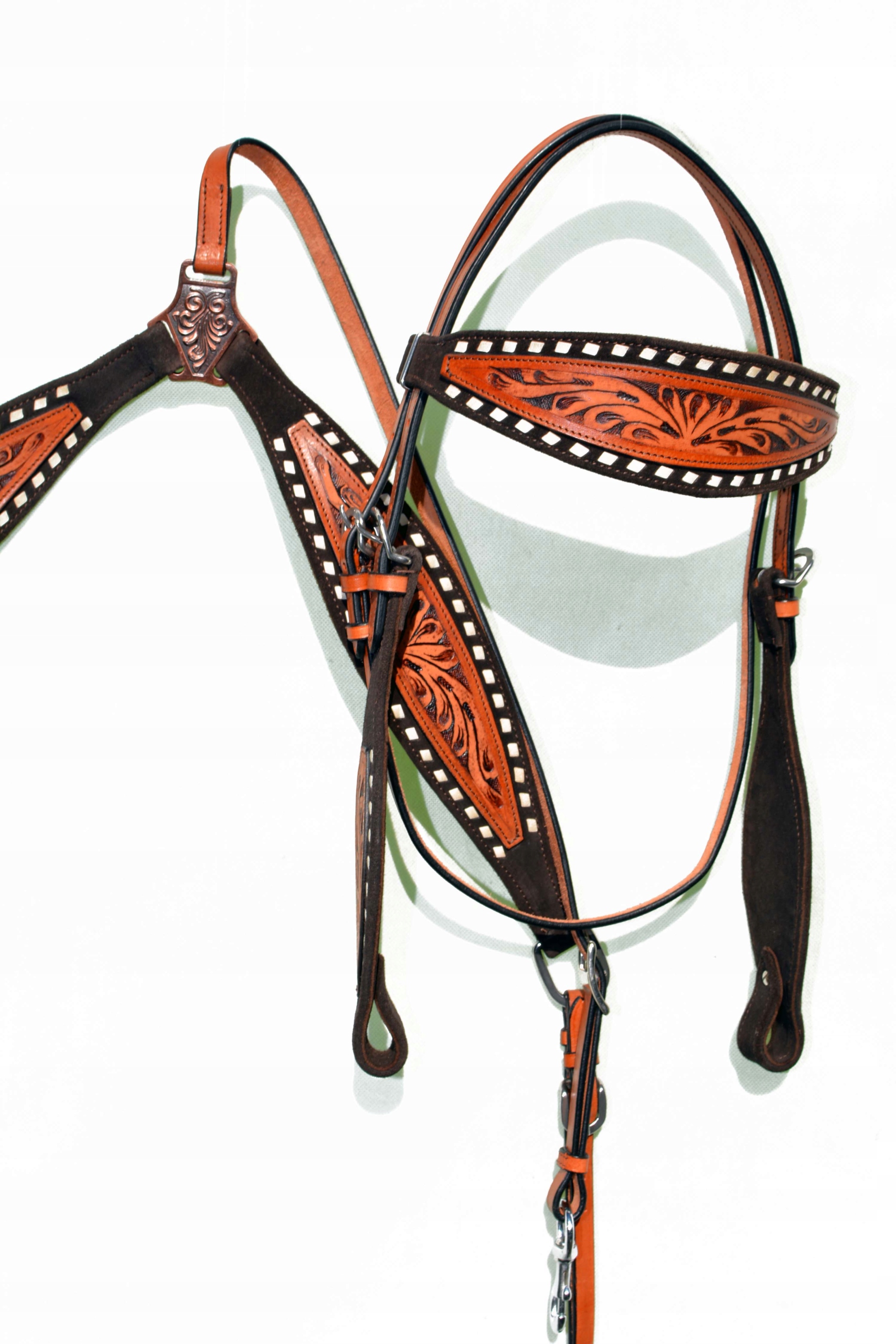 Ogłowie Western Z Usa+ Napierśnik Roz. Full /cob