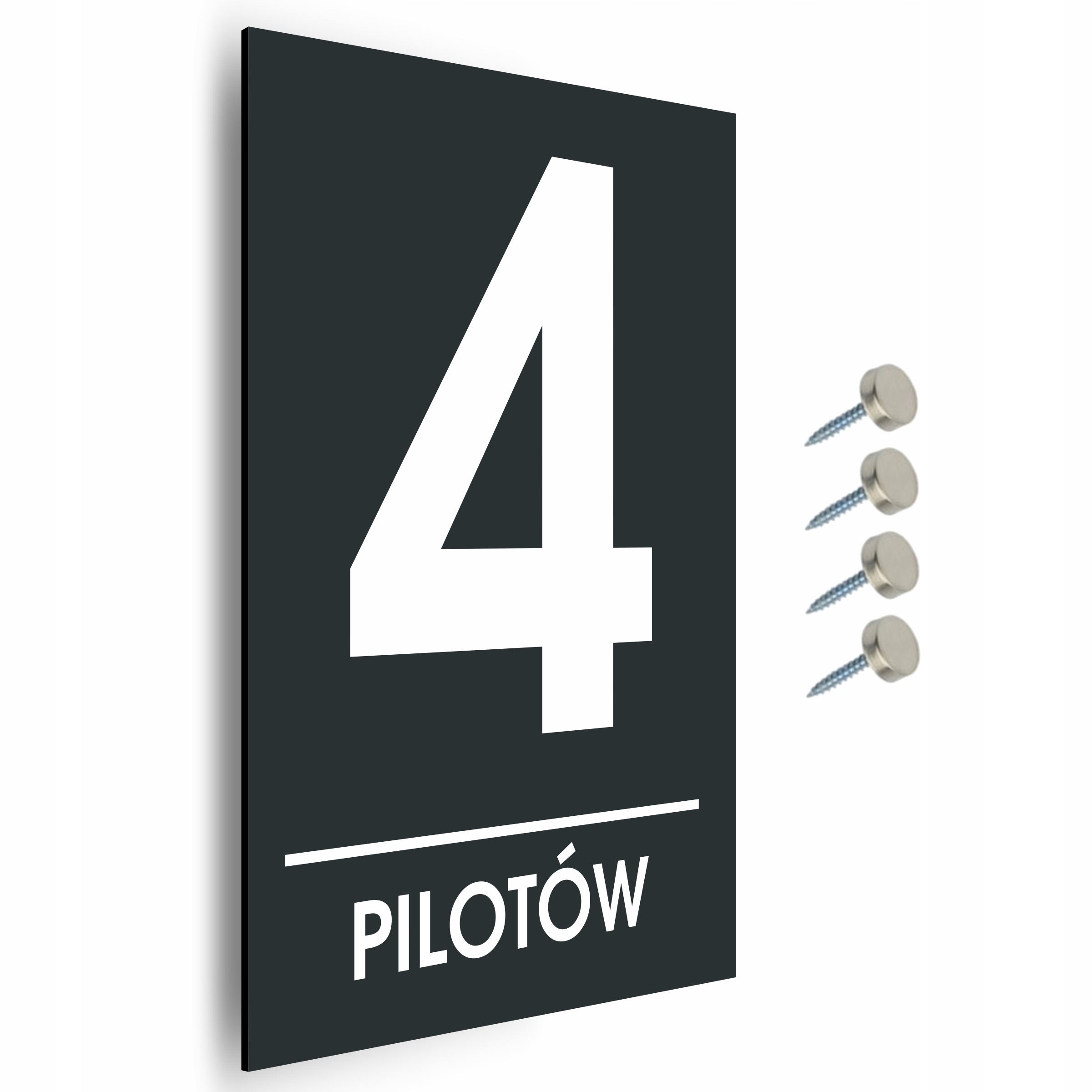 TABLICZKA ADRESOWA numer na dom 30x40 cm ALUMINIUM Antracyt Kod producenta antracyt 30x40