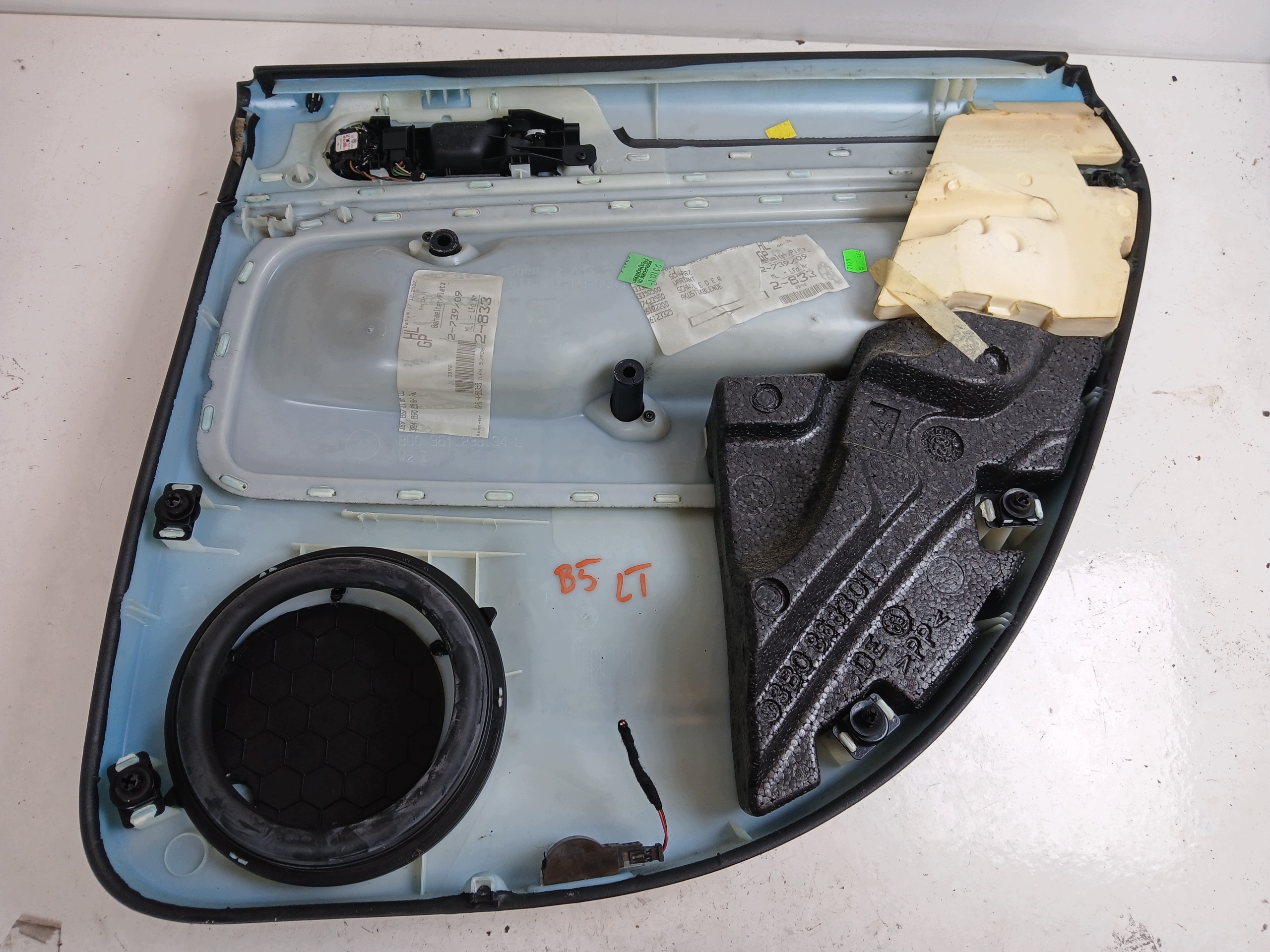 VW PASSAT B5 KOMBI oldal ajtó bal far fa bőr