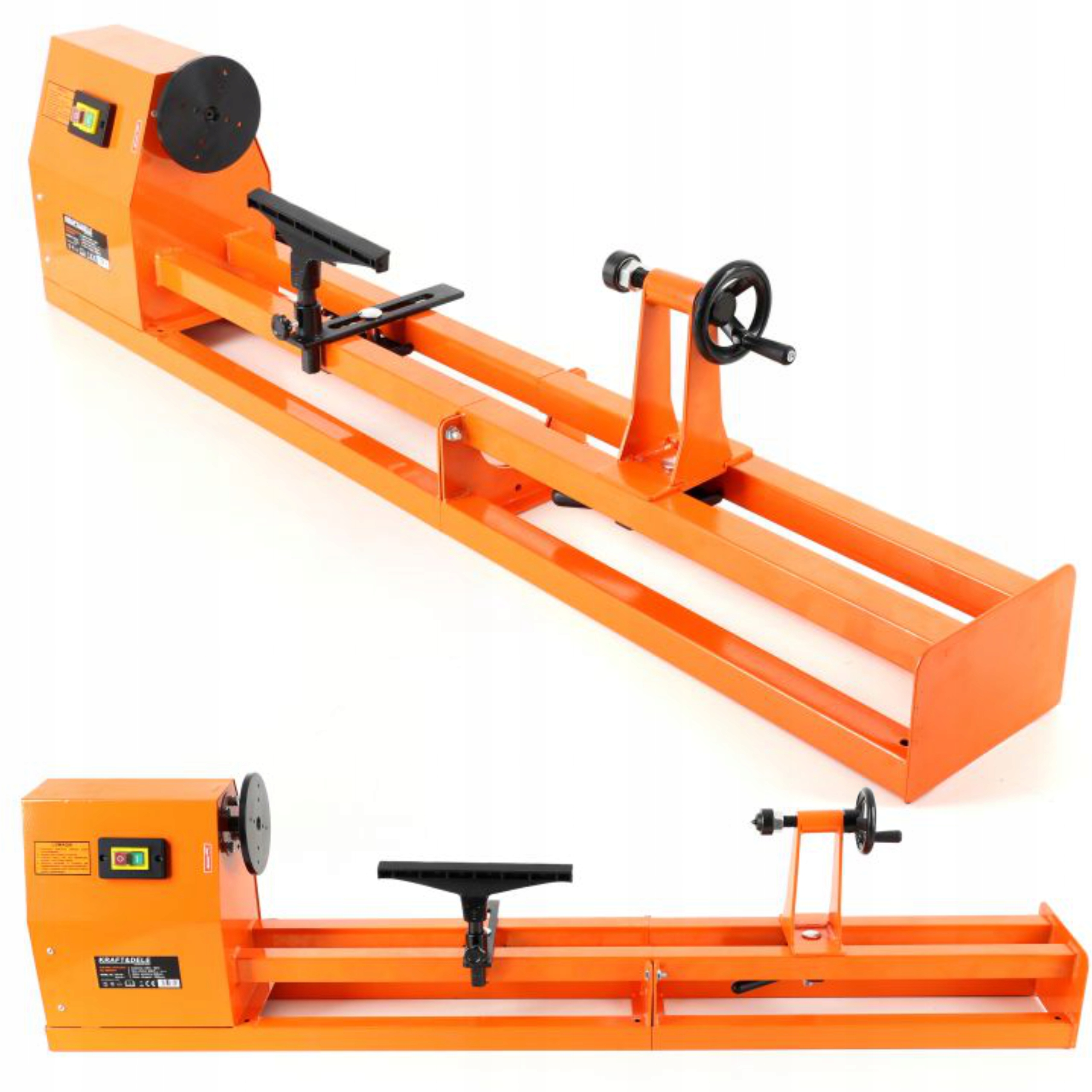 TOKARKA STOŁOWA DO DREWNA Z REGULACJĄ 1000MM 650W 230V 4 PRĘDKOŚCI KRAFT