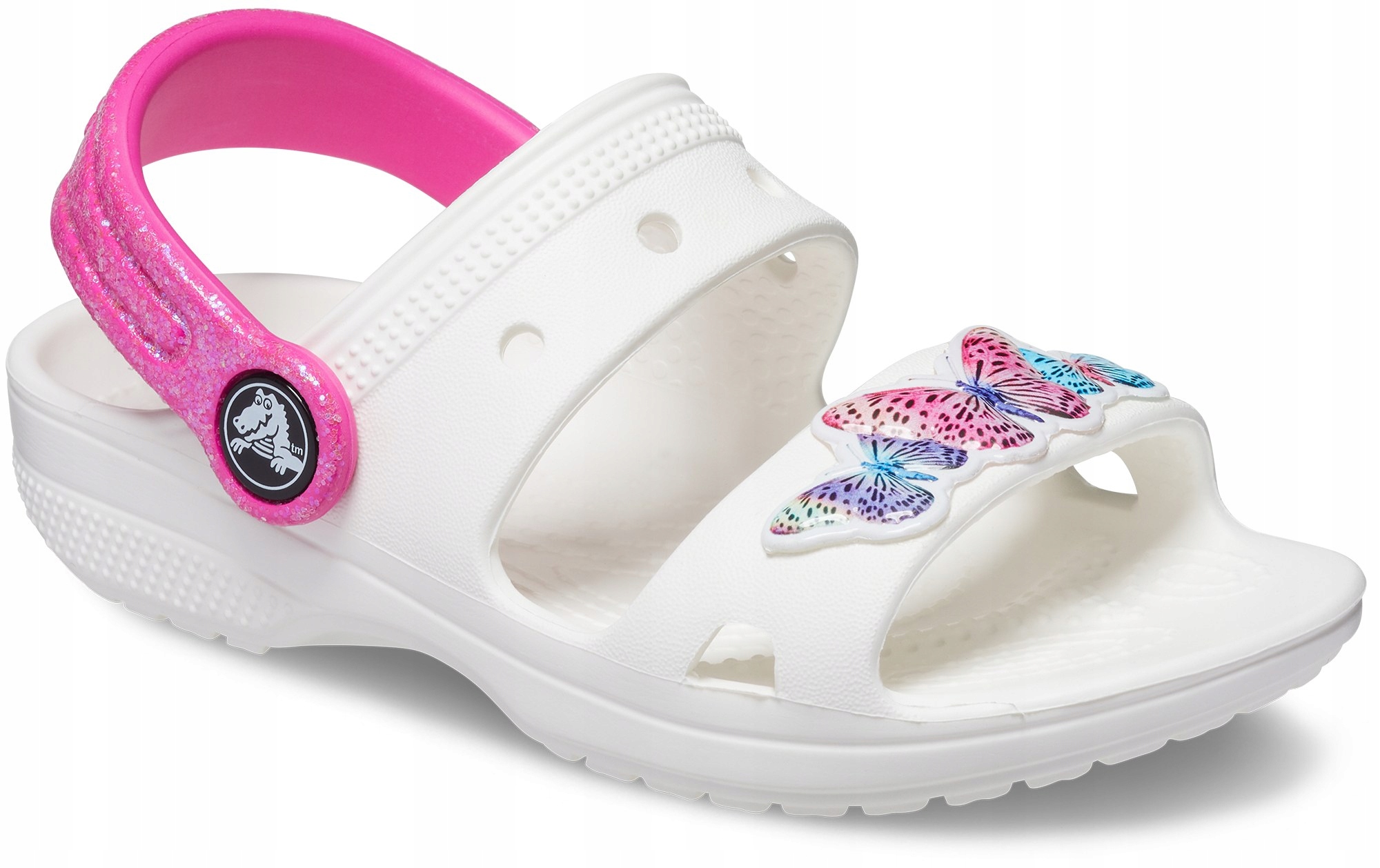 SANDAŁY CROCS CLASSIC EMBELLISHED WHITE R.23/24 C7