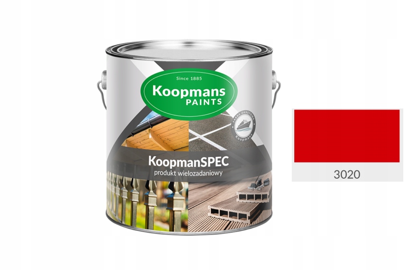 

KoopmanSPEC beton metal drewno Pcv 0,25 l RAL3020
