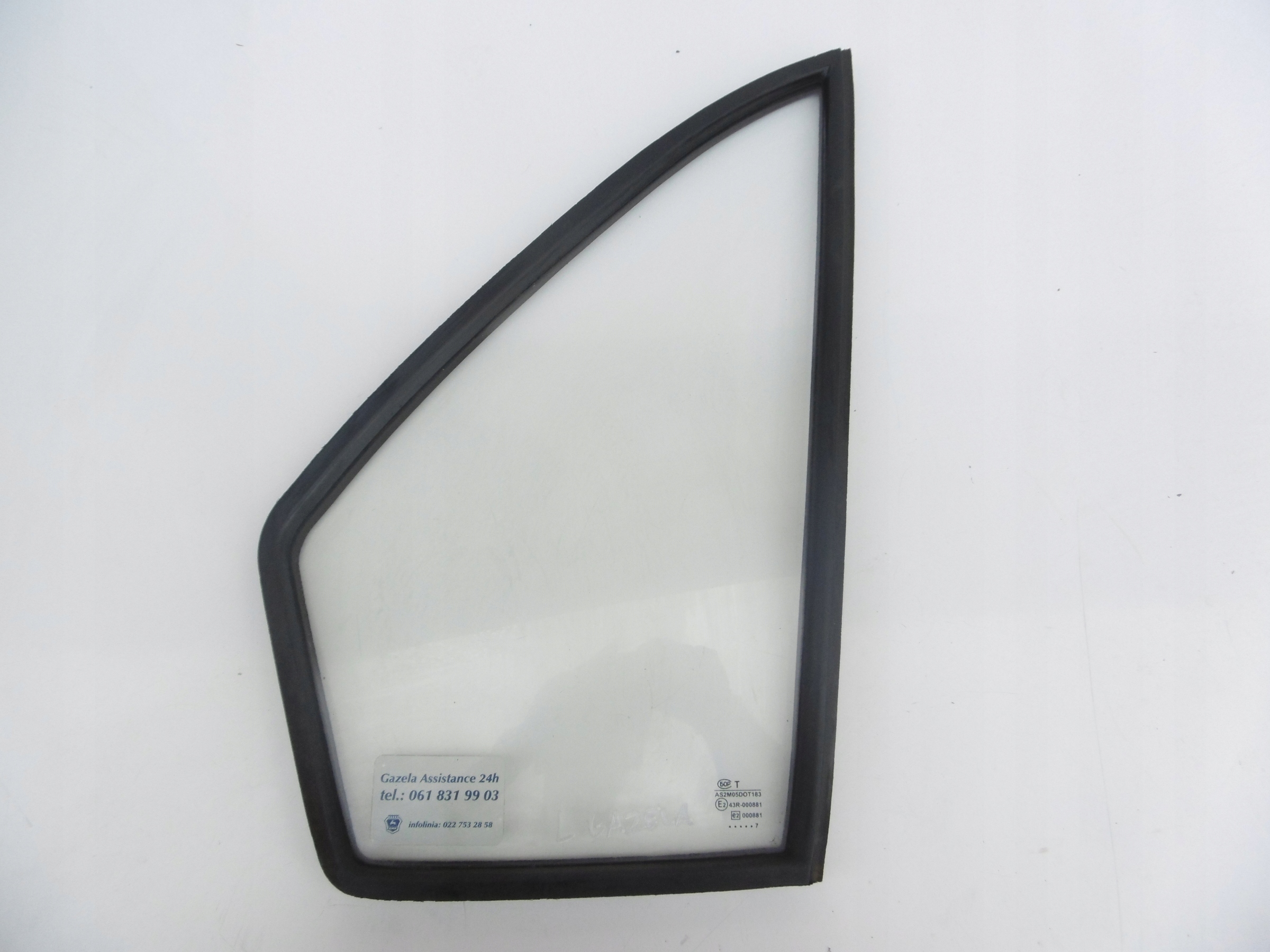 window TROJKAT door left front GAZELLE GAZ GAZELA