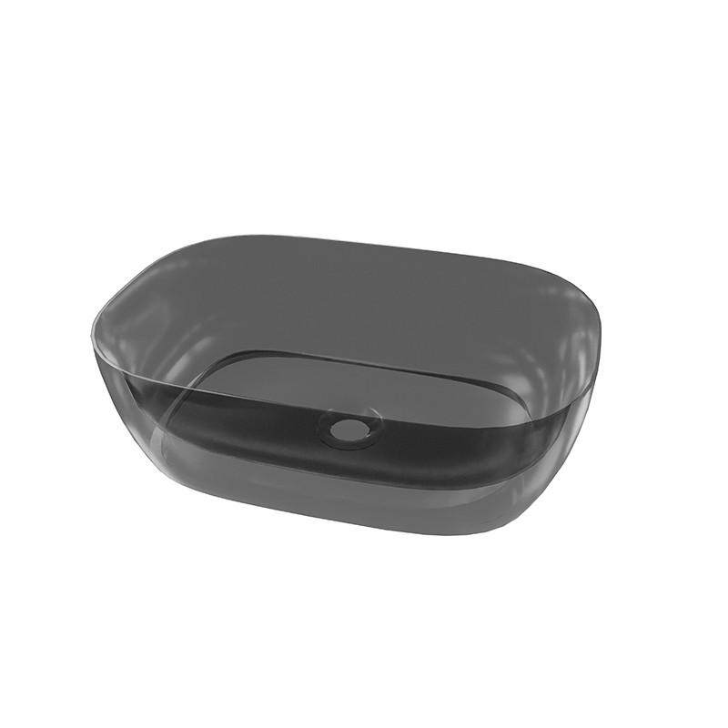 Moderní umyvadlo na desku Queen – elegance černého provedení