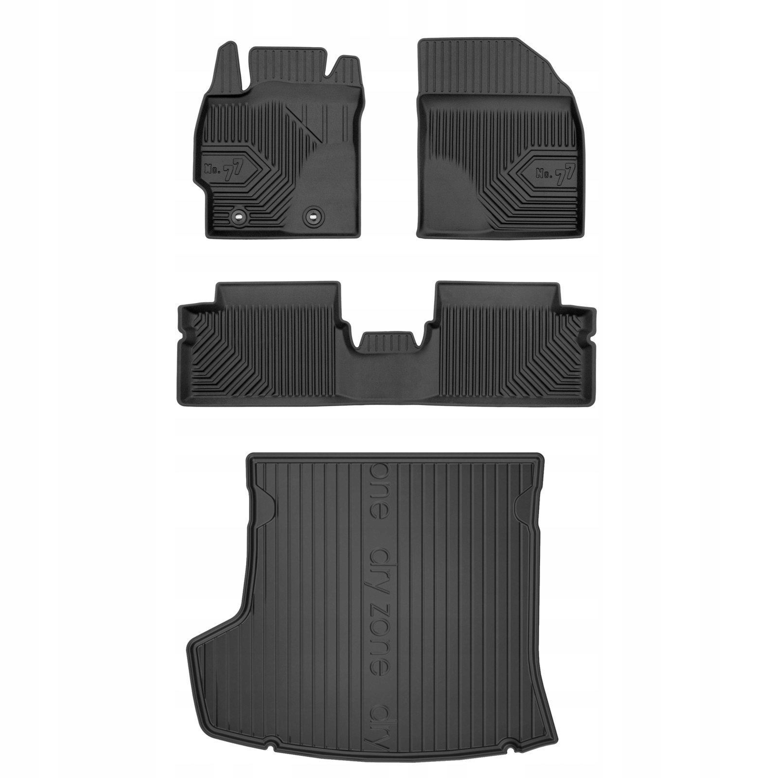 Gumové rohože rohož batožinového priestoru Toyota Corolla 10 X E140 E150 08- sedan