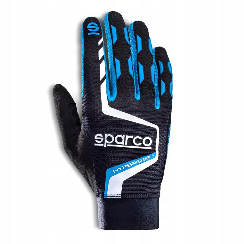 Rukavice pro hráče Sparco Hypergrip+ černo-modré vel XL 12