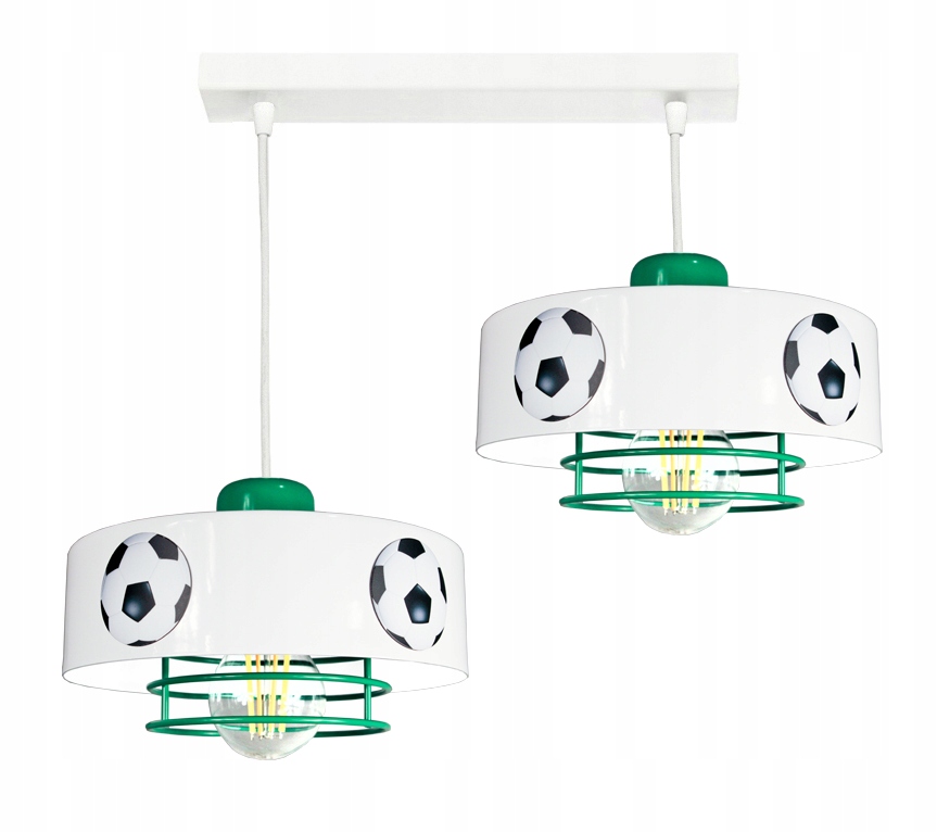 

Lampa wisząca Żyrandol Mundial Spiro 2 zielona