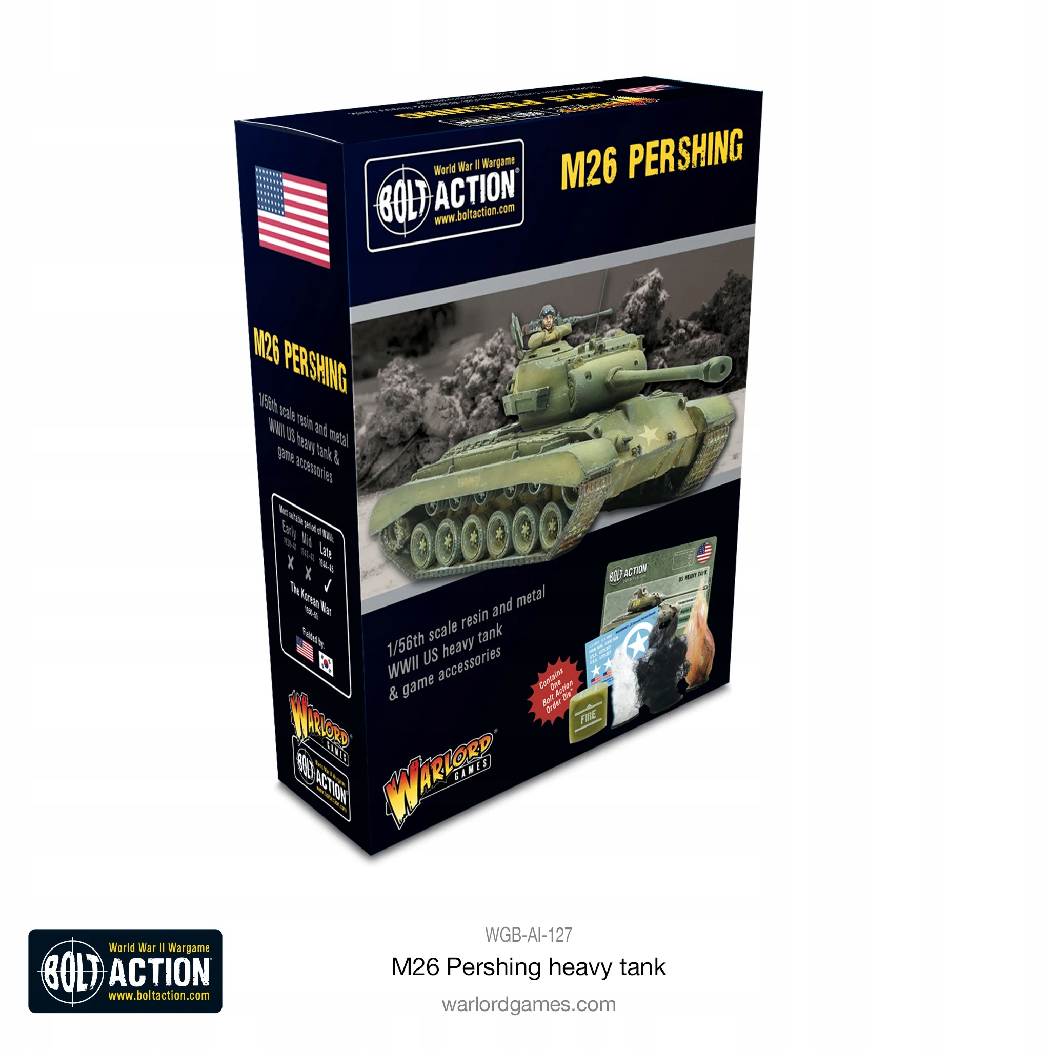 BOLT ACTION M26 Pershing Heavy Tank