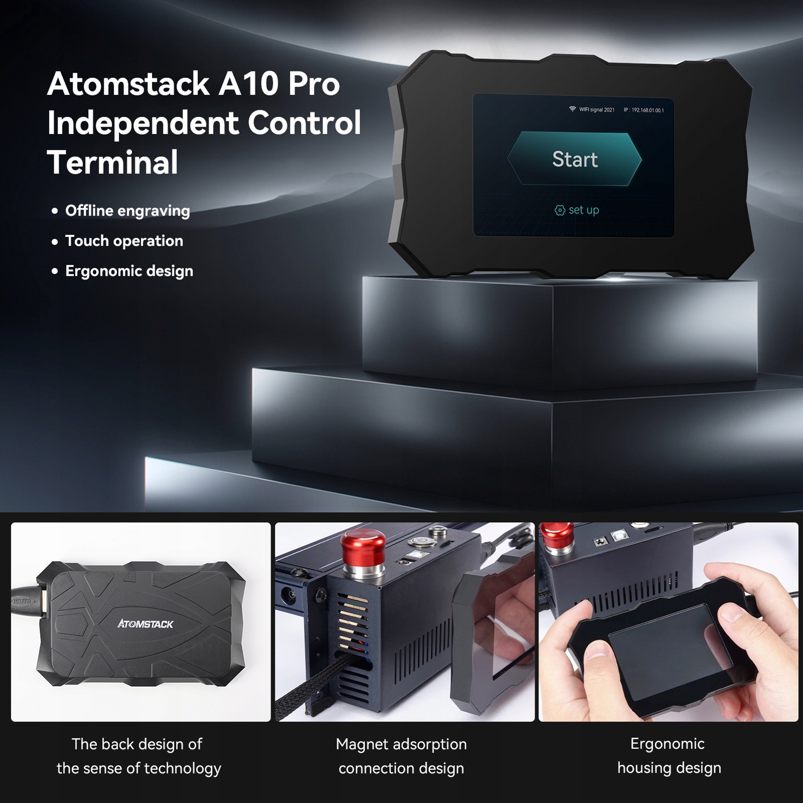 Grawer /wycinarka laserowa ATOMSTACK X10/S10/A10pro +XL pad +cięcia offline Producent Atomstack