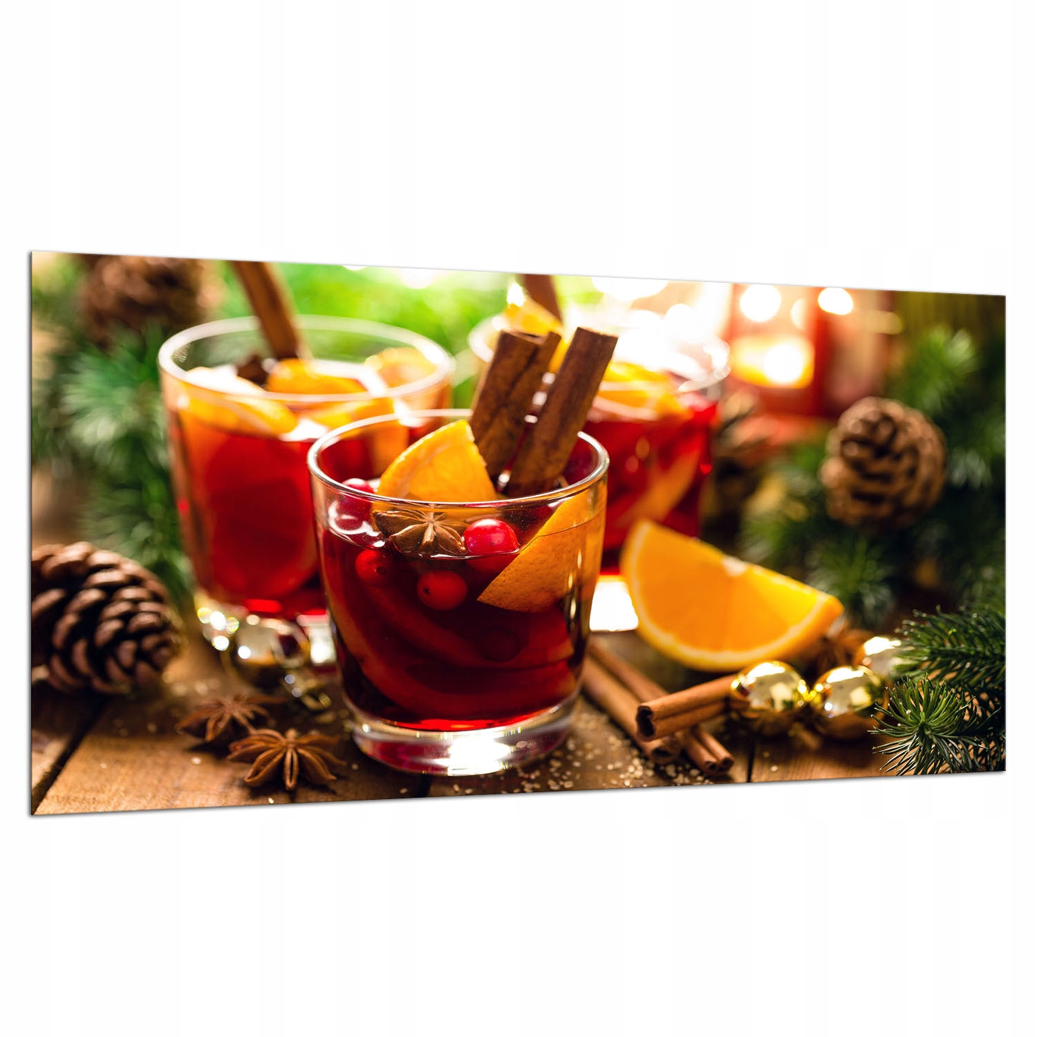 Skleněná Ochranná Deska Na Sporák 90x52 Drink Tvrzené Sklo 7v1
