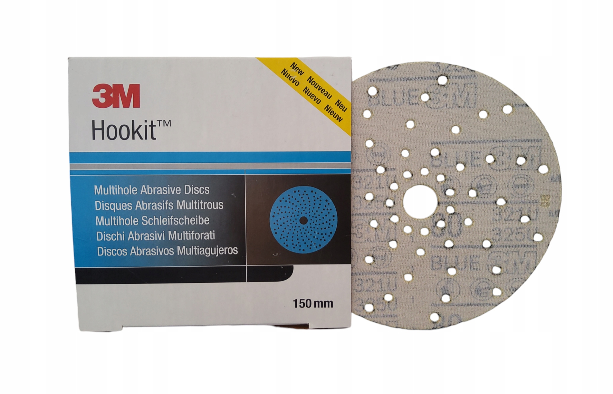 3M Brúsny disk Hookit 51371 viacotvorový 325Un 150 mm P 80 100ks