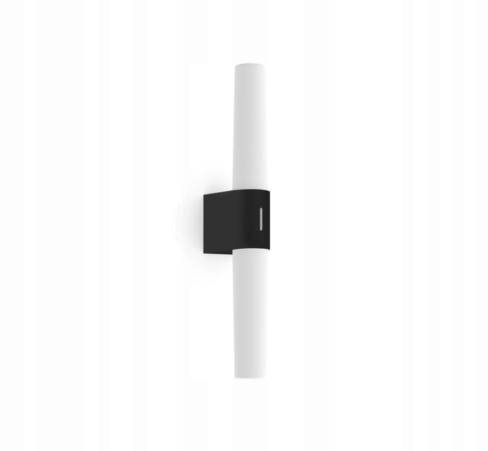 Nordlux Helva Double Basic 9W Led nástenné svietidlo čierne IP44 kúpeľňové