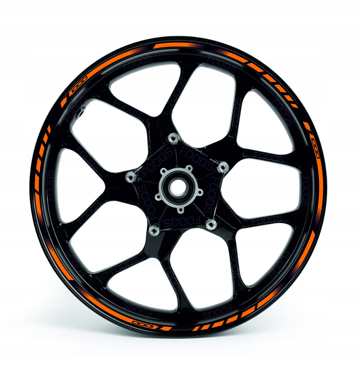 Samolepky Na Ráfky Juula Pro Kawasaki Z1000 Oranžové