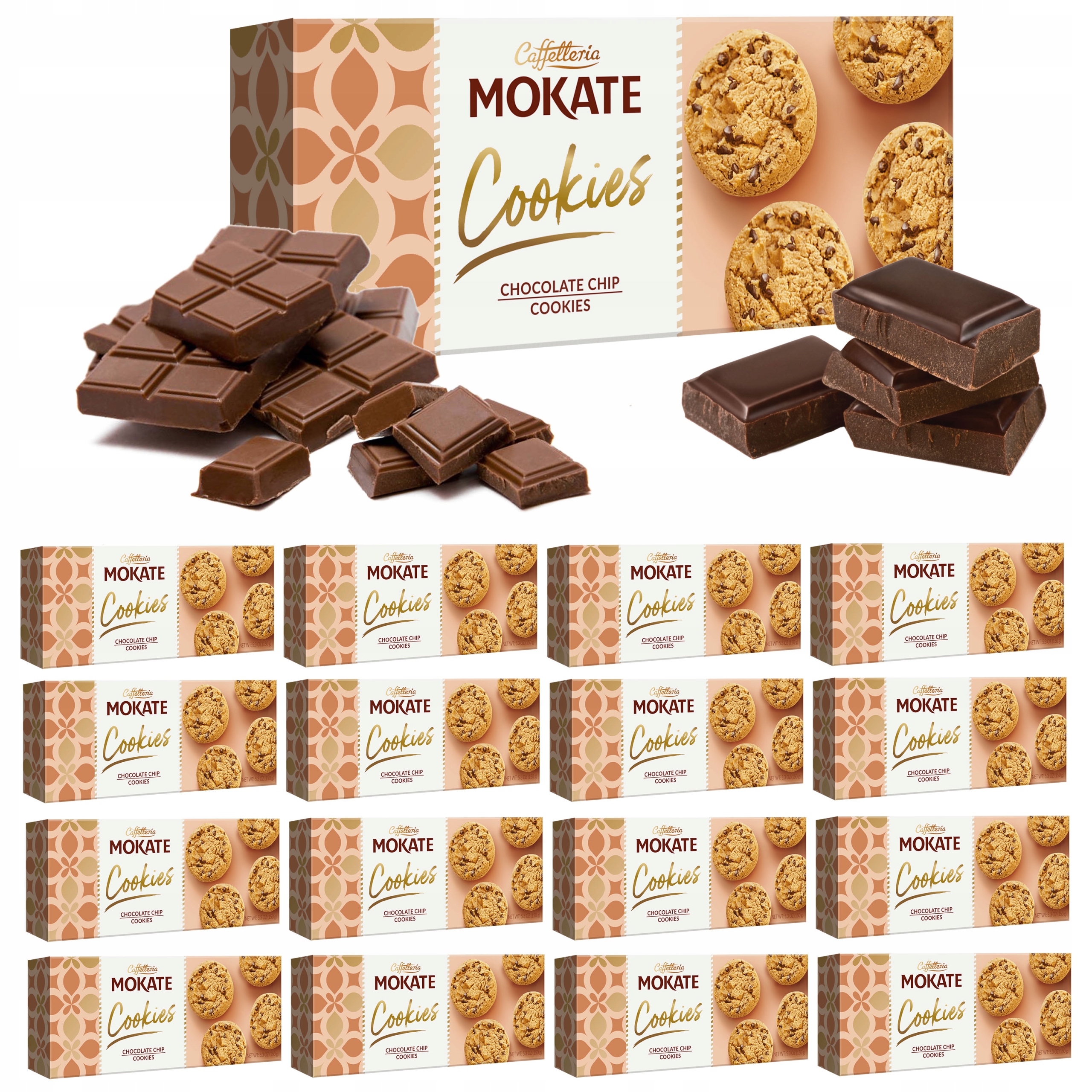 Ciastka Kruche z Kawałkami Czekolady 150 g Mokate